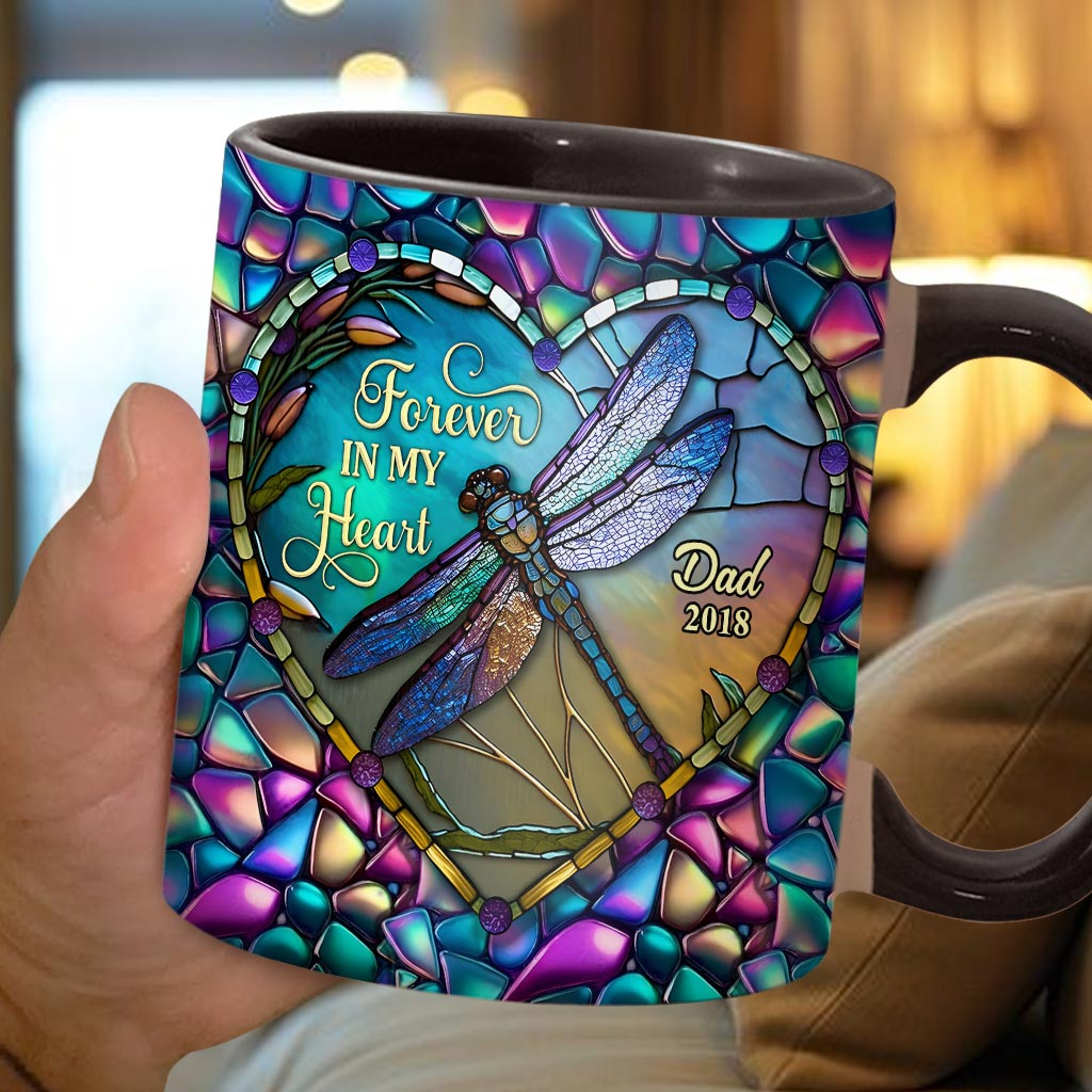 Personalized Memorial Accent Mug Dragonfly I'm Always With You Cute Dragonfly Lover Ideas For Gifts - Image 10