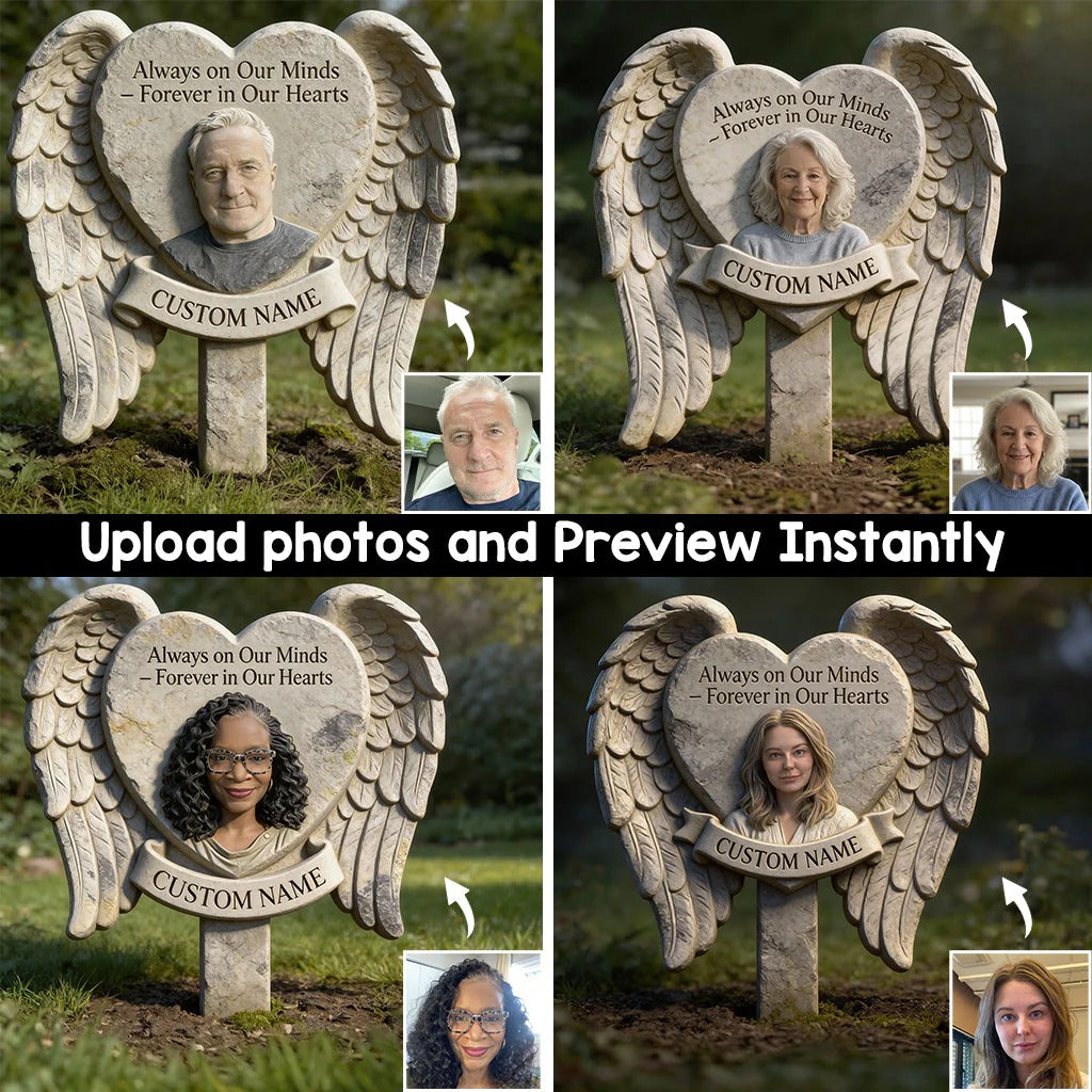 Personalized Memorial Acrylic Garden Sign Always On Our Minds Condolence Gift Ideas