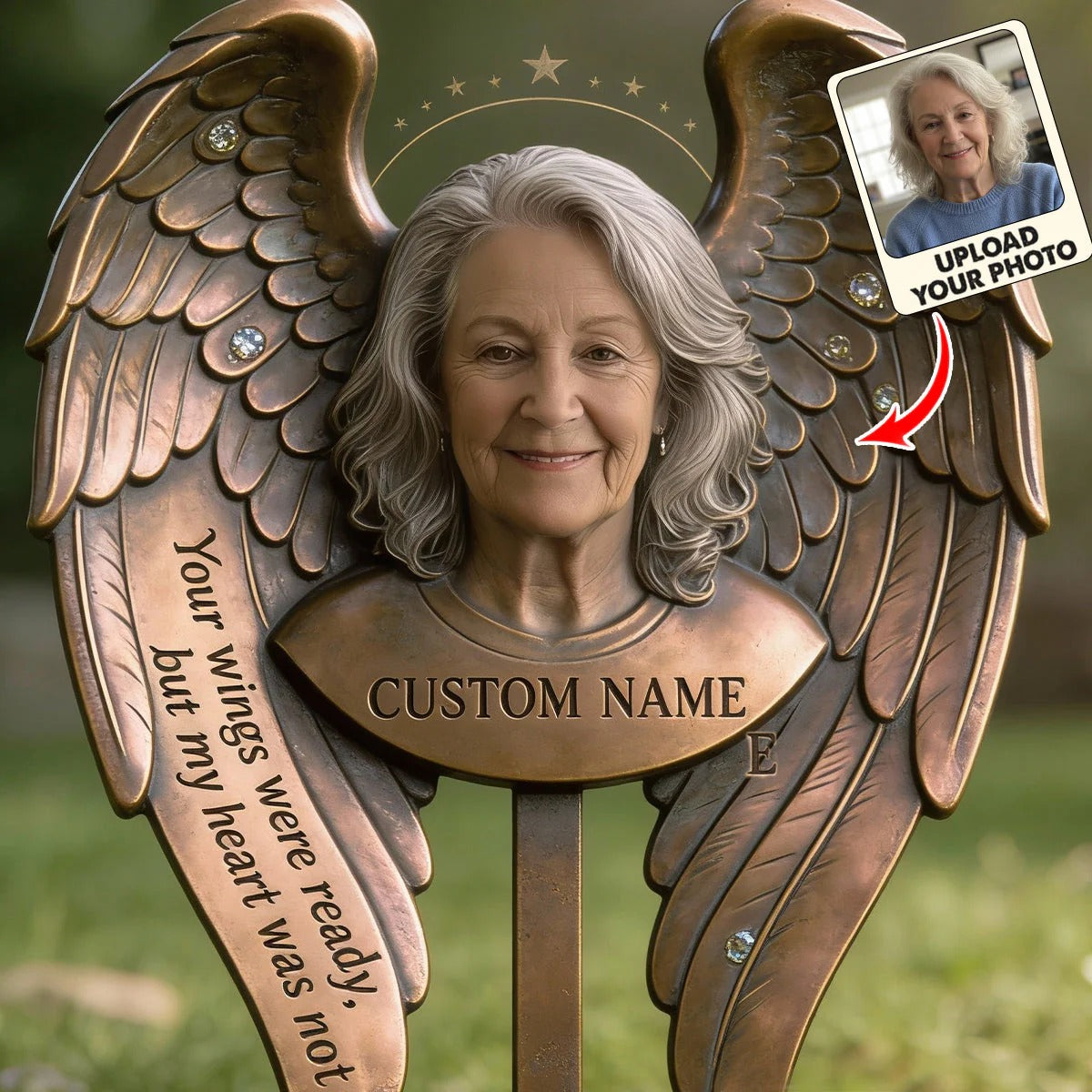 Personalized Memorial Acrylic Garden Sign Always On Our Minds Sympathy Gifts