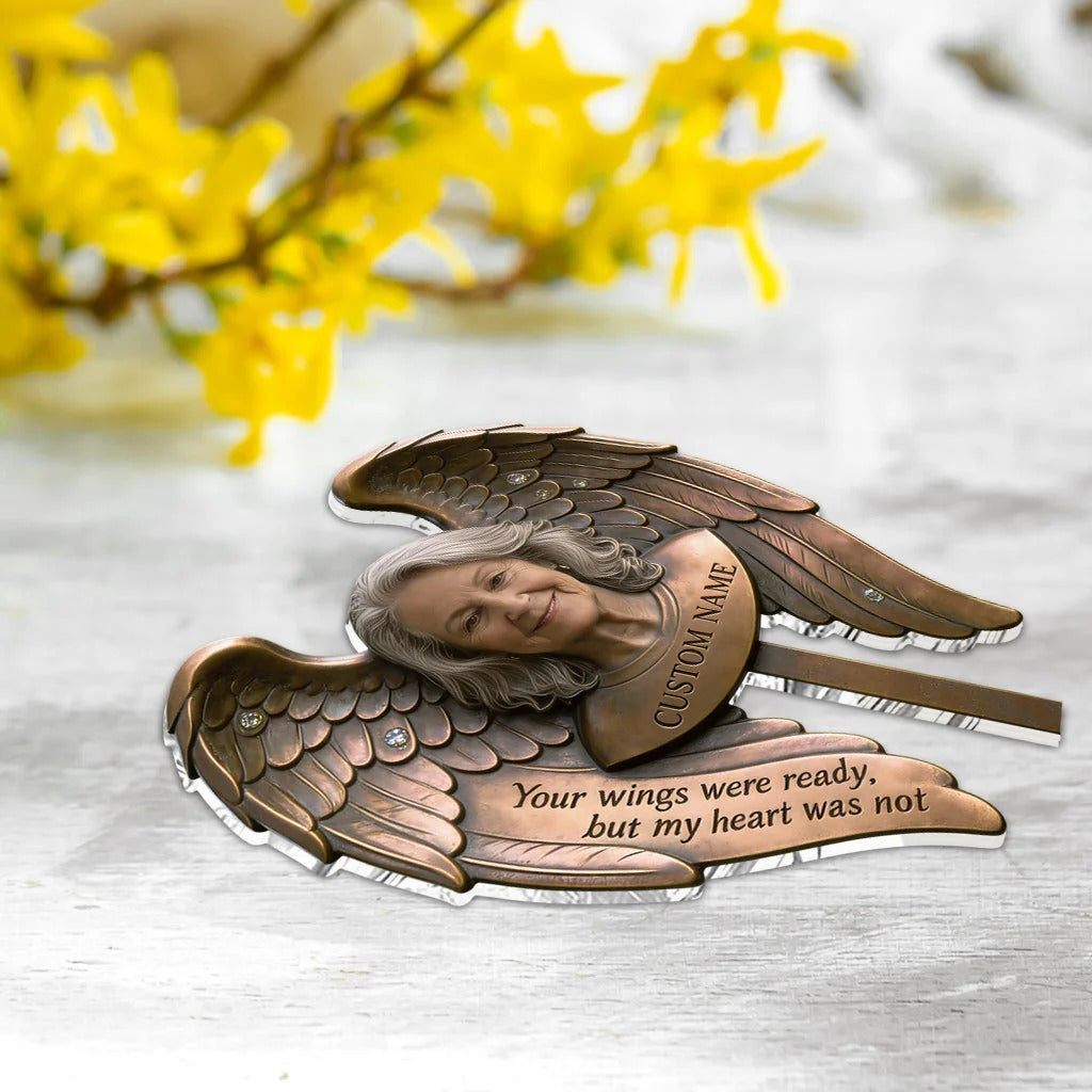 Personalized Memorial Acrylic Garden Sign Always On Our Minds Sympathy Gifts - Image 3