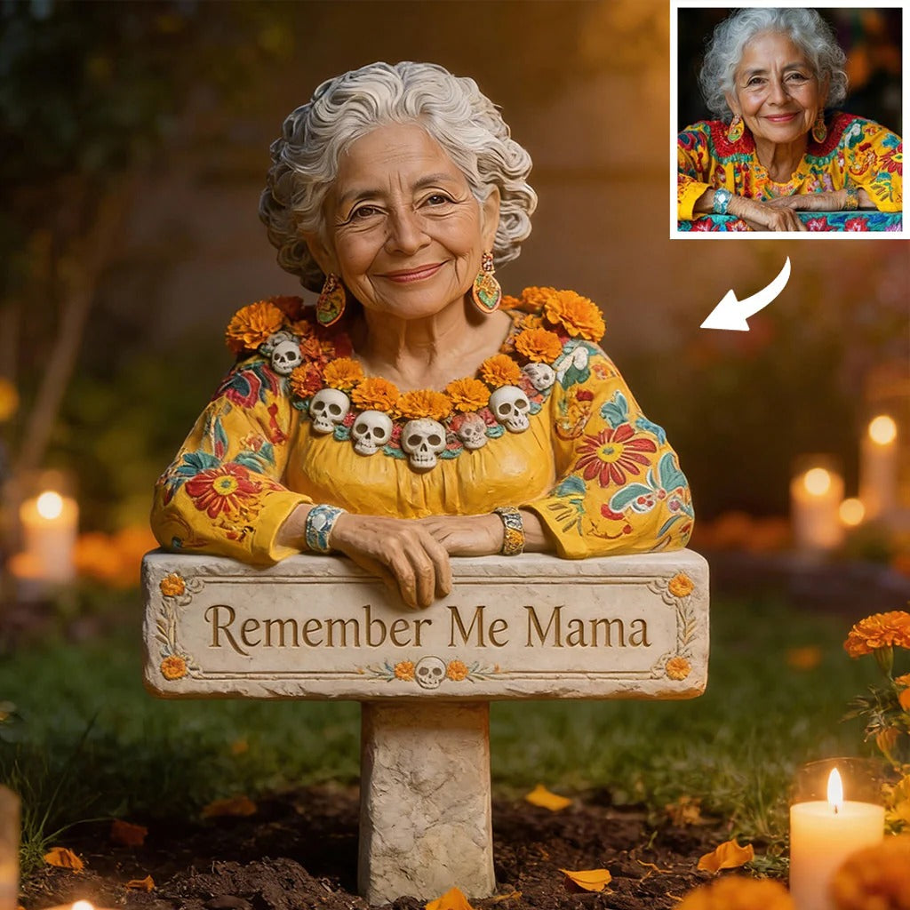 Personalized Memorial Acrylic Garden Sign Remember Me Custom From Any Photo Gifts For Lost Loved Ones
