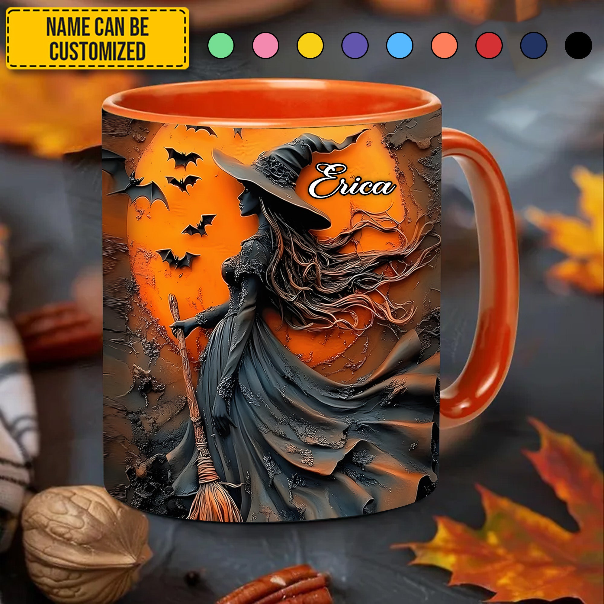 Personalized Midnight Witch Accent Mug Birthday Gift For Friends - Image 4