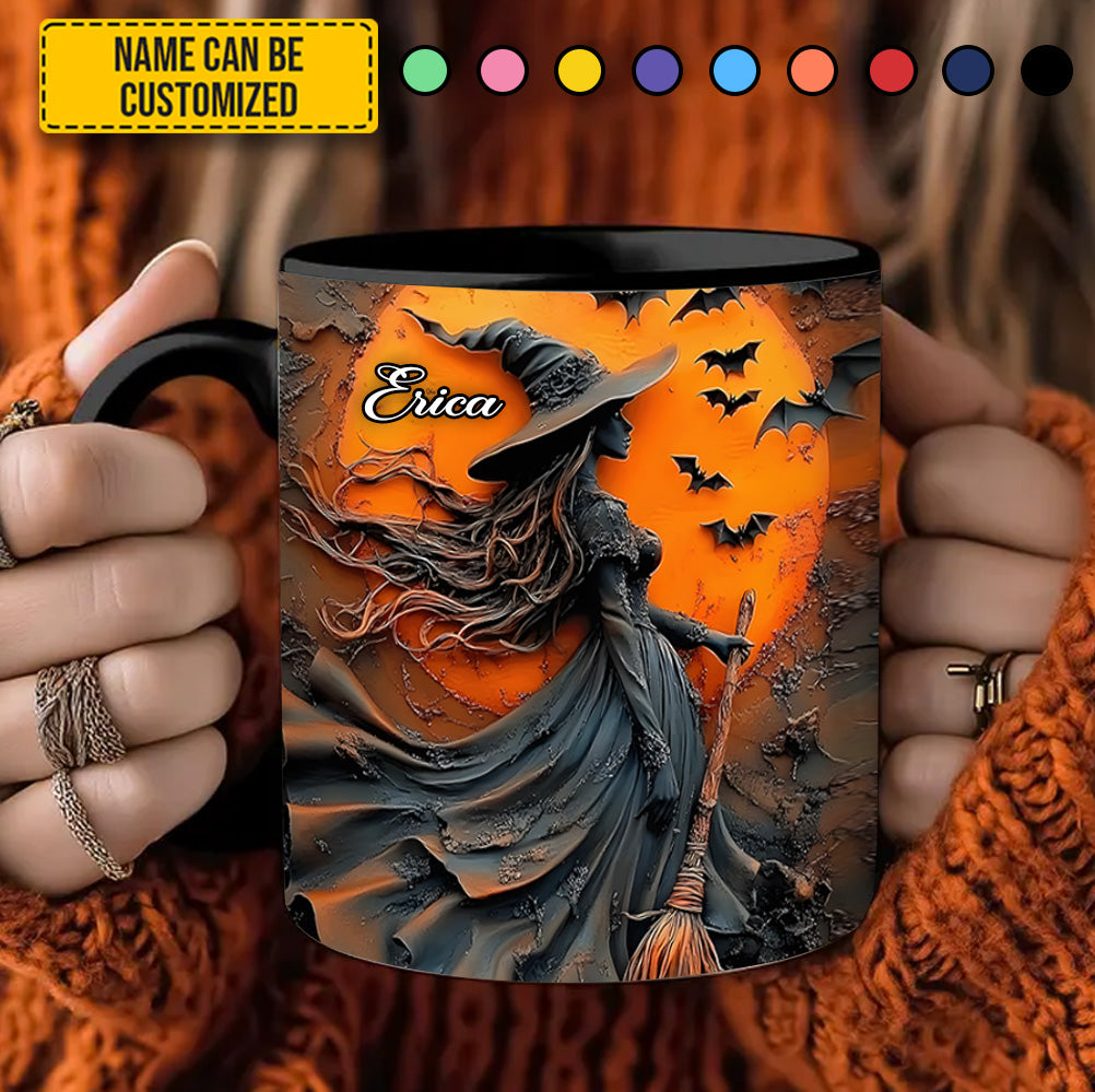 Personalized Midnight Witch Accent Mug Birthday Gift For Friends - Image 3