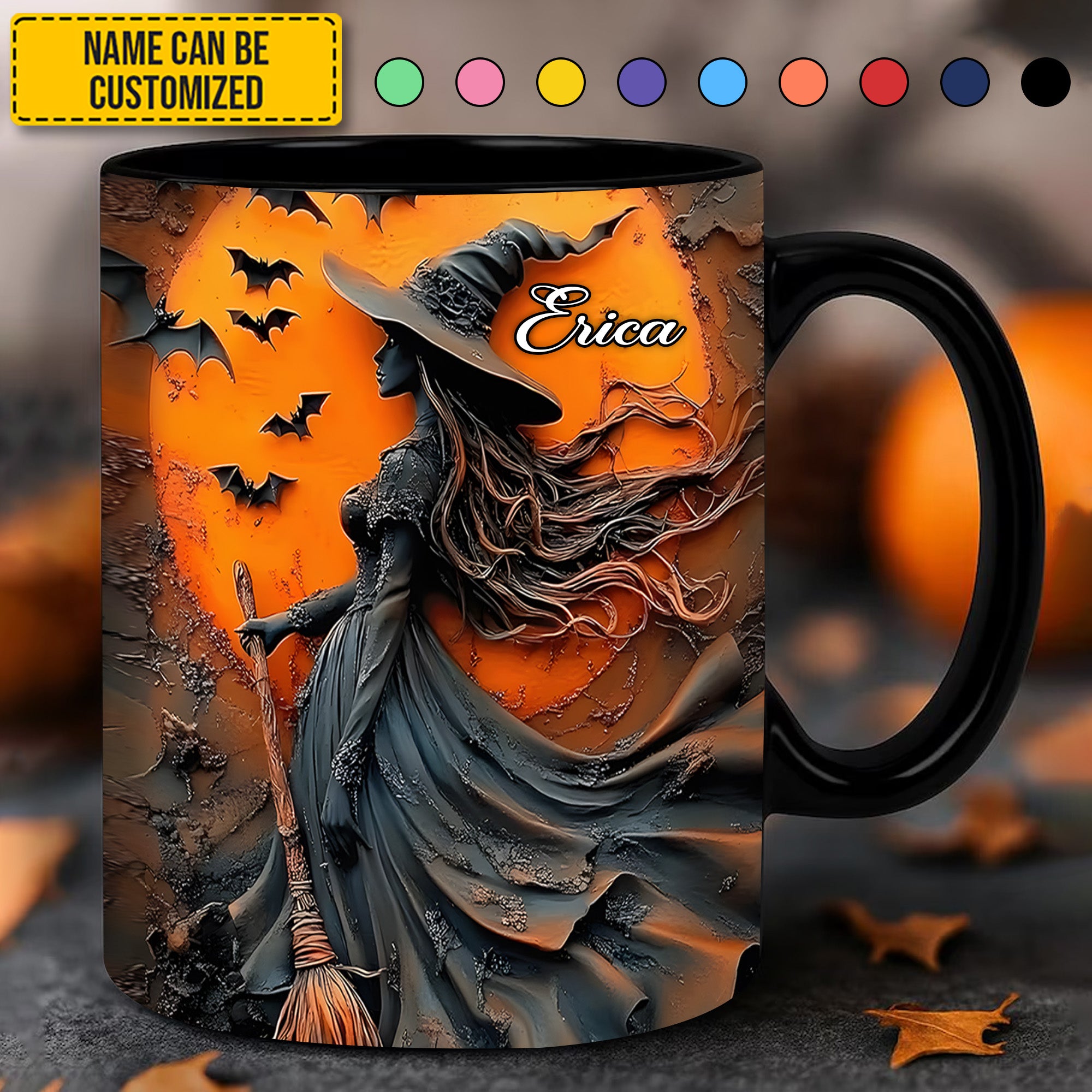 Personalized Midnight Witch Accent Mug Birthday Gift For Friends - Image 2