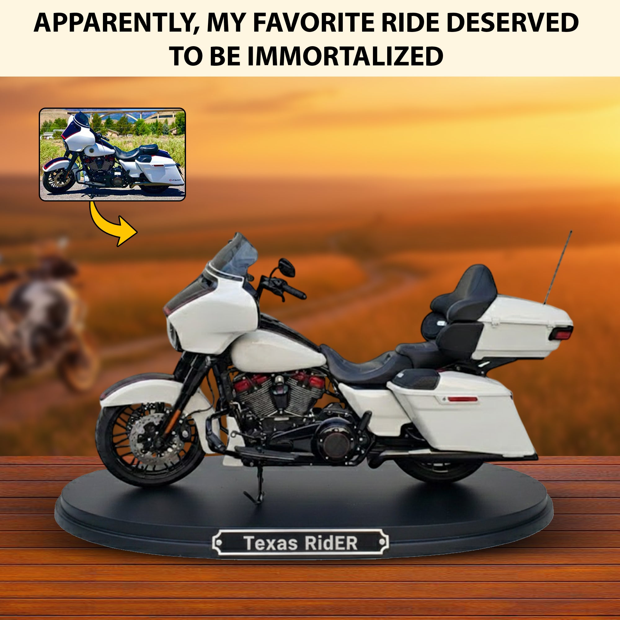 Personalized Motorcycle Acrylic Plaque Biker Legend Motorbike Themed Gifts - Image 2