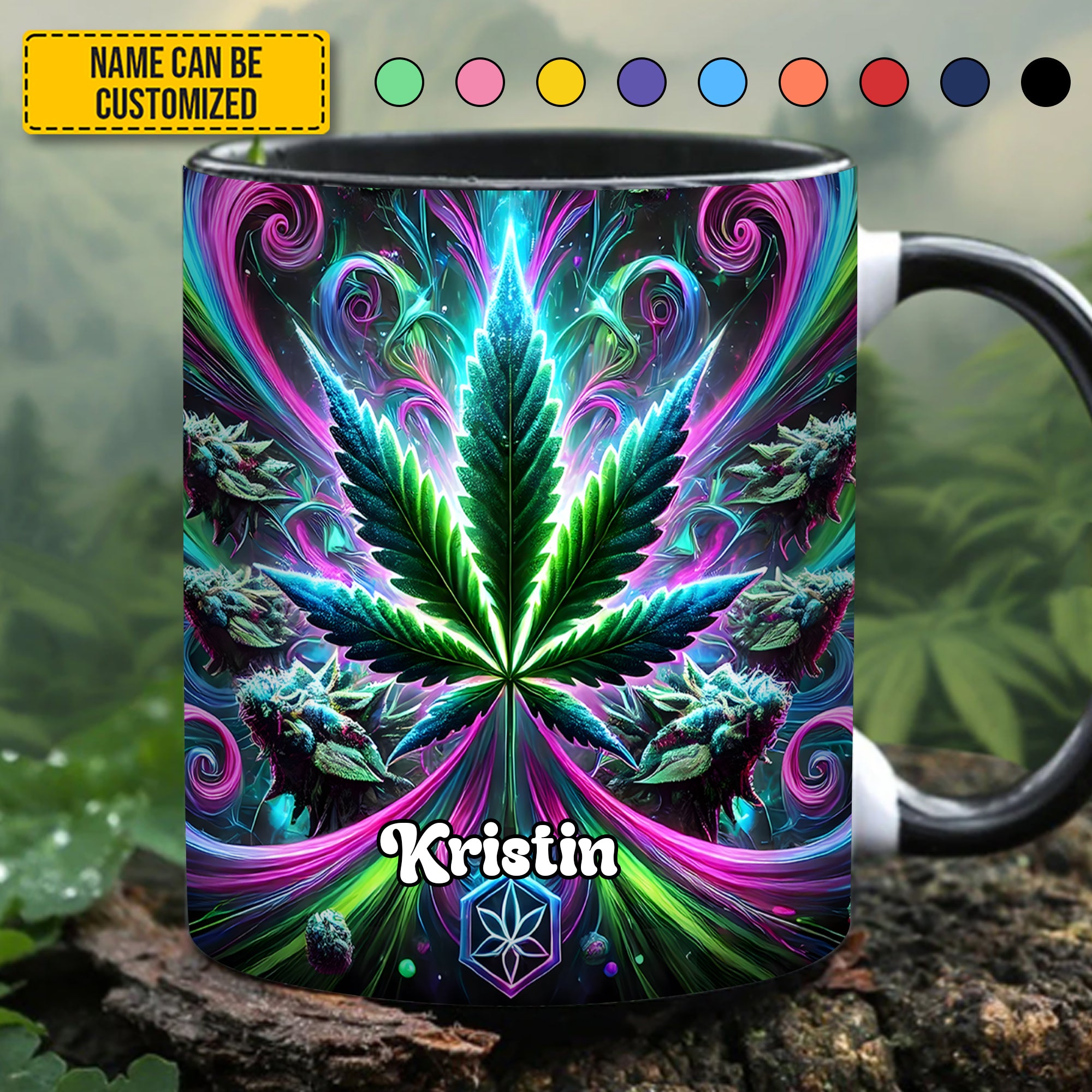 Personalized Mysterious Weed Accent Mug Enigmatic Gift For Puzzle Enthusiasts - Image 2