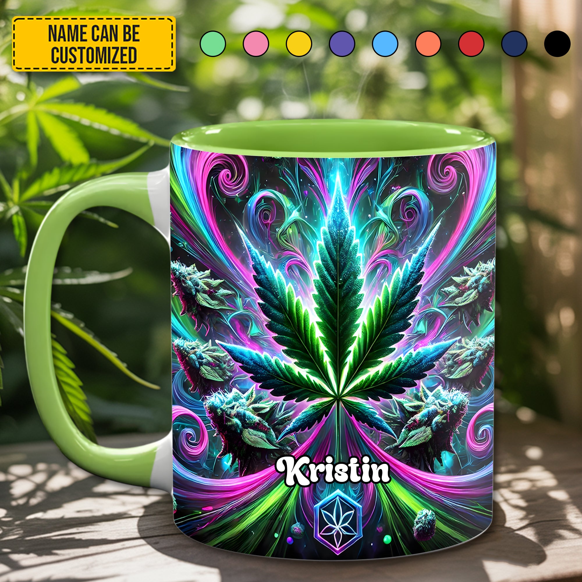 Personalized Mysterious Weed Accent Mug Enigmatic Gift For Puzzle Enthusiasts - Image 4