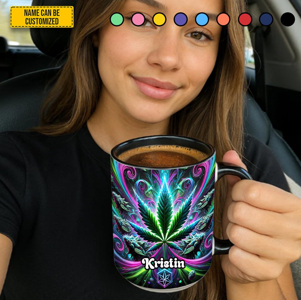 Personalized Mysterious Weed Accent Mug Enigmatic Gift For Puzzle Enthusiasts - Image 5