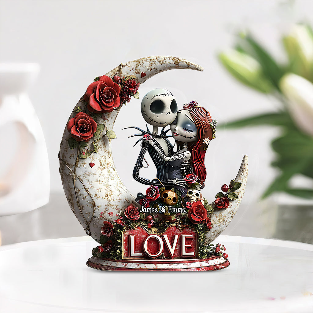 Personalized Nightmare Couple Custom Shaped Acrylic Plaque Best Gifts For Couples - Image 3