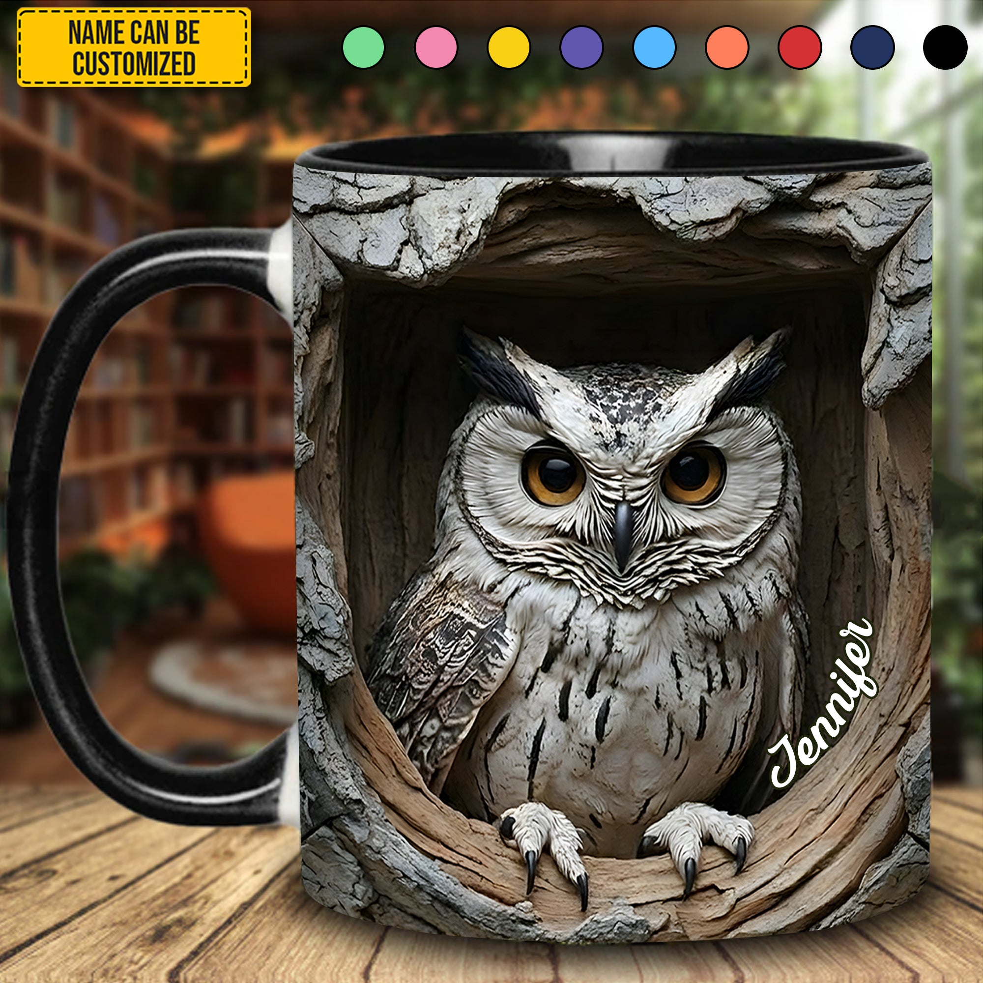 Personalized Owl Accent Mug Owl Gifts For Mom Mother's Day