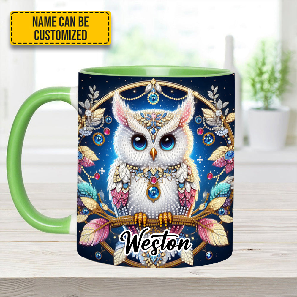 Personalized Owl Accent Mug Spring and Summer Tree Owl Owl Presents For Ladies - Image 8