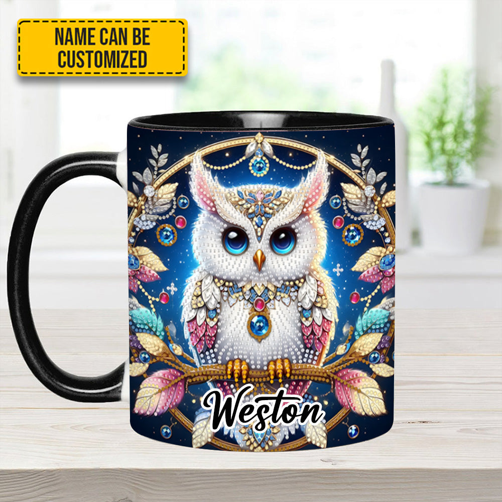 Personalized Owl Accent Mug Spring and Summer Tree Owl Owl Presents For Ladies - Image 6