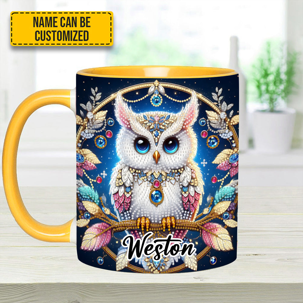 Personalized Owl Accent Mug Spring and Summer Tree Owl Owl Presents For Ladies - Image 12