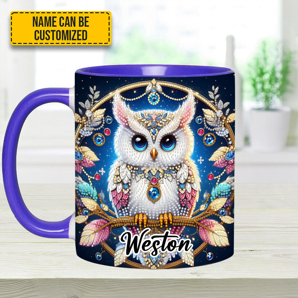 Personalized Owl Accent Mug Spring and Summer Tree Owl Owl Presents For Ladies - Image 13