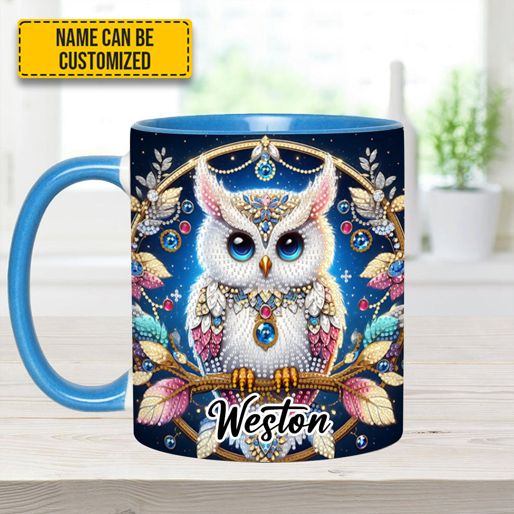 Personalized Owl Accent Mug Spring and Summer Tree Owl Owl Presents For Ladies - Image 9