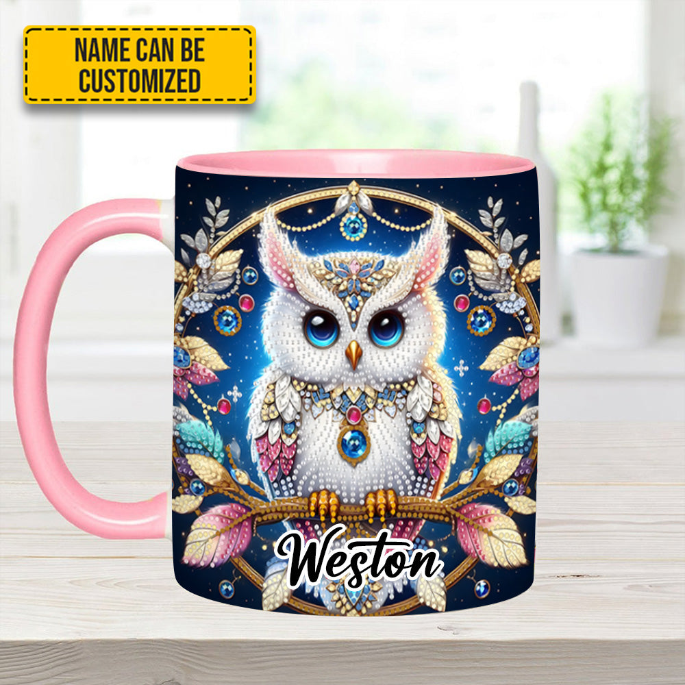 Personalized Owl Accent Mug Spring and Summer Tree Owl Owl Presents For Ladies - Image 11