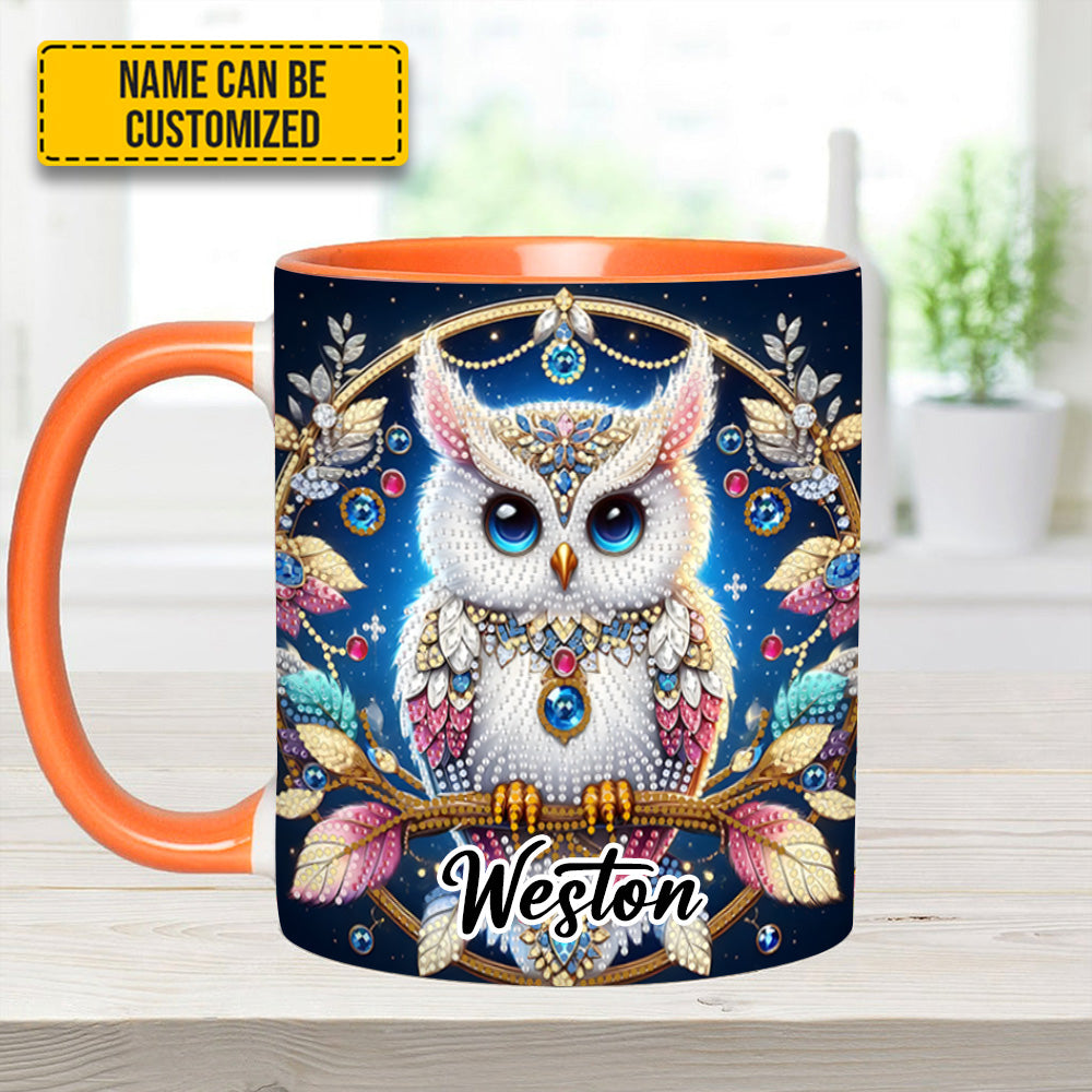 Personalized Owl Accent Mug Spring and Summer Tree Owl Owl Presents For Ladies - Image 10