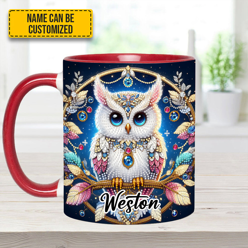 Personalized Owl Accent Mug Spring and Summer Tree Owl Owl Presents For Ladies - Image 7