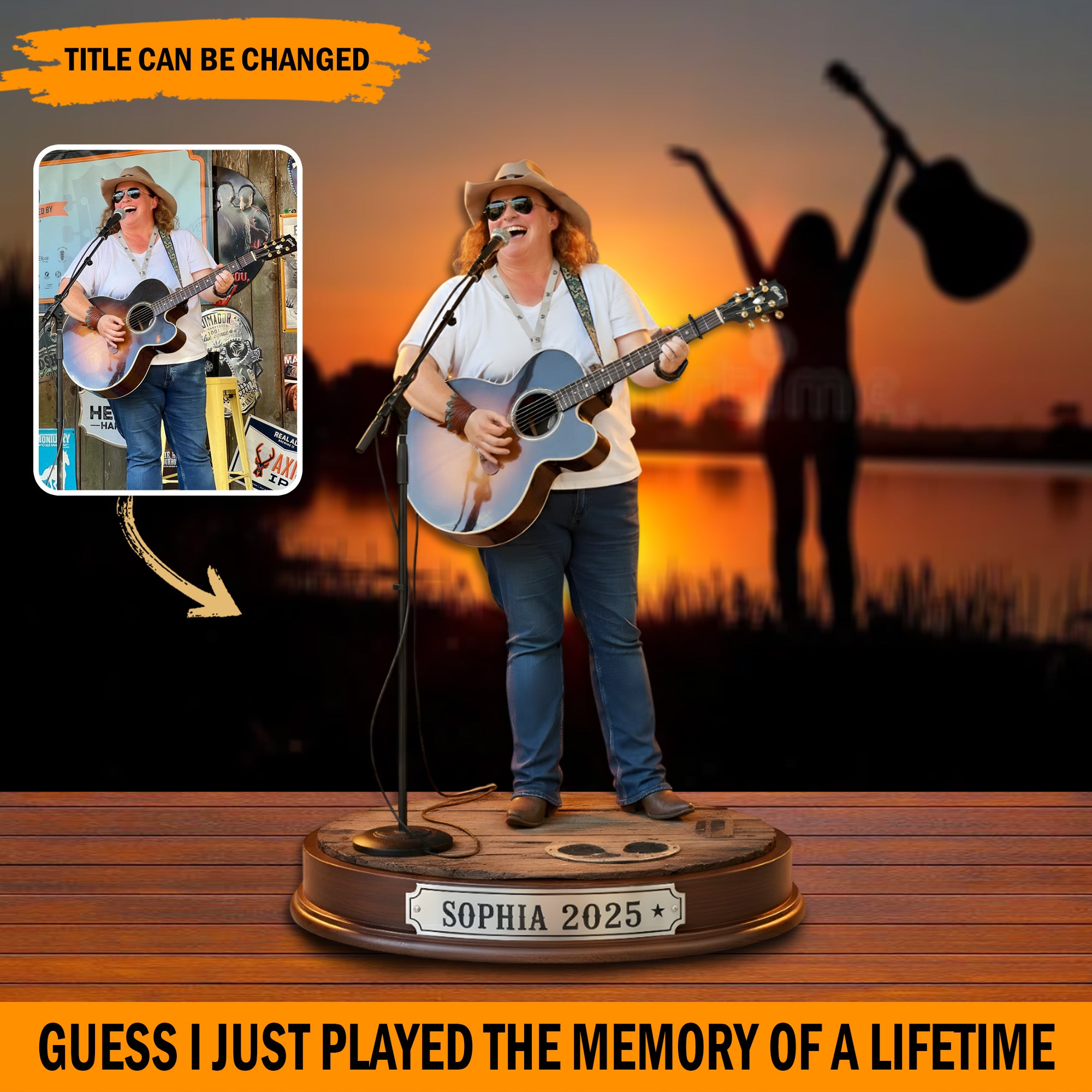 Personalized Photo Acrylic Plaque Country Memories Gifts For Western Lovers - Image 2