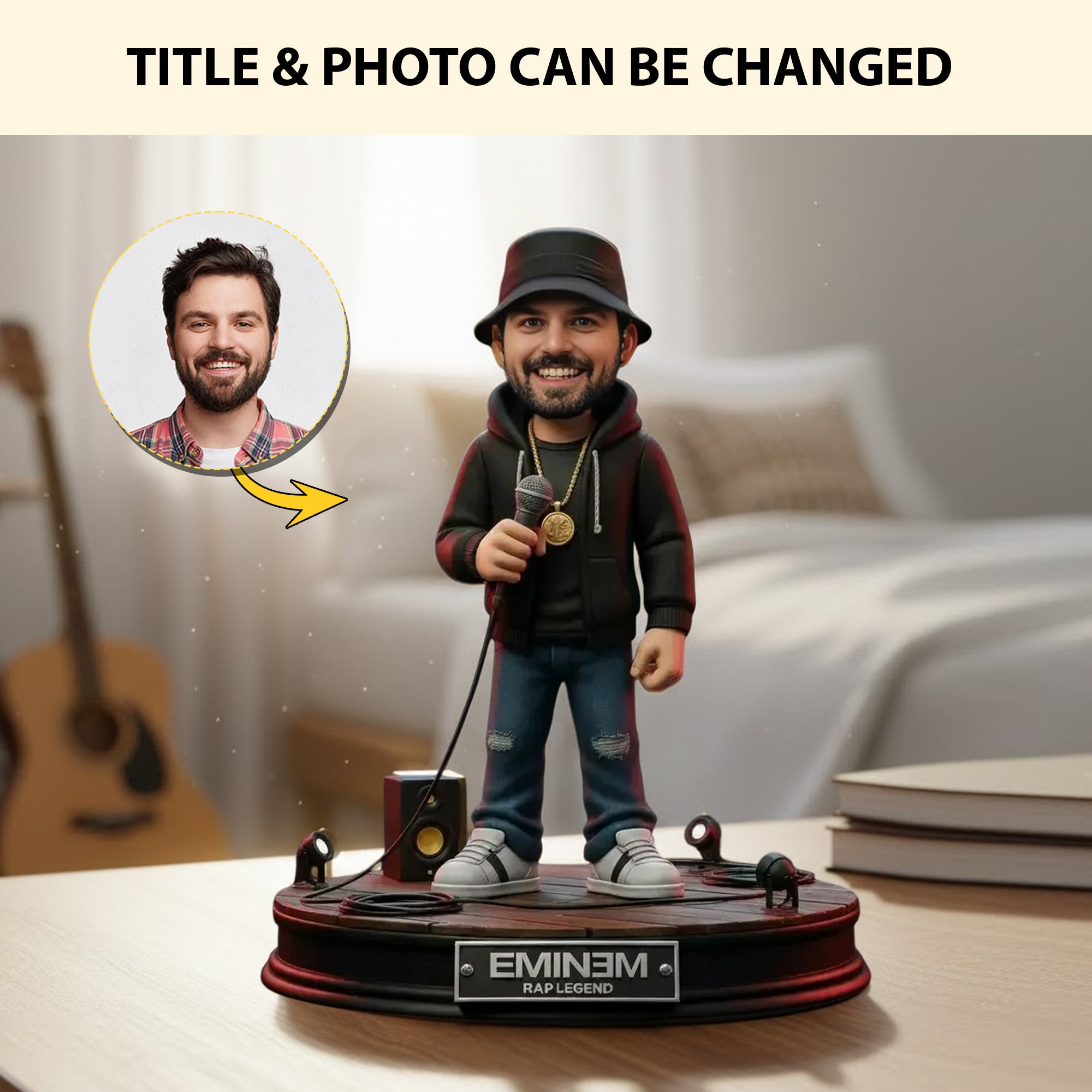 Personalized Photo Acrylic Plaque Spotlight Legend Gifts For Music Lovers - Image 3