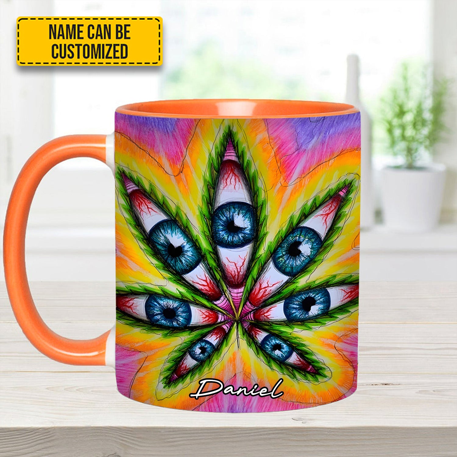 Personalized Psychedelic Accent Mug Vision Leaf Items Gifts For Mother - Image 12