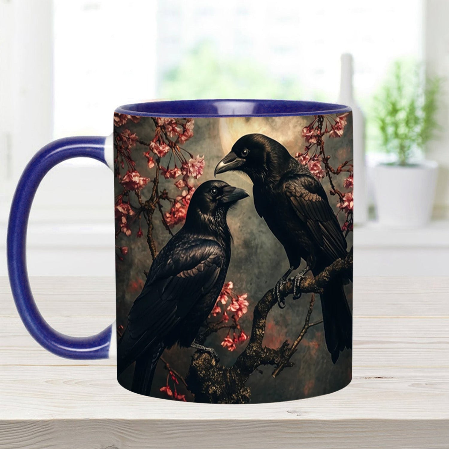 Personalized Raven Couple Accent Mug Gift For Girlfriends - Image 13