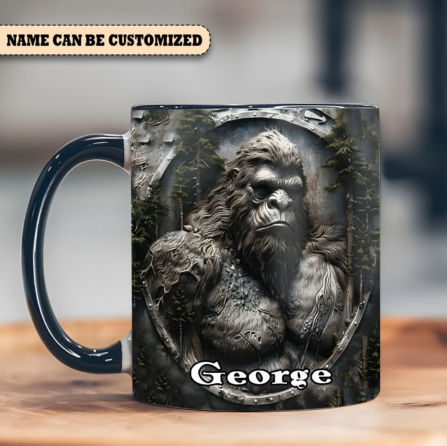 Personalized Sasquatch Accent Mug Unique Gift For Brother - Image 13