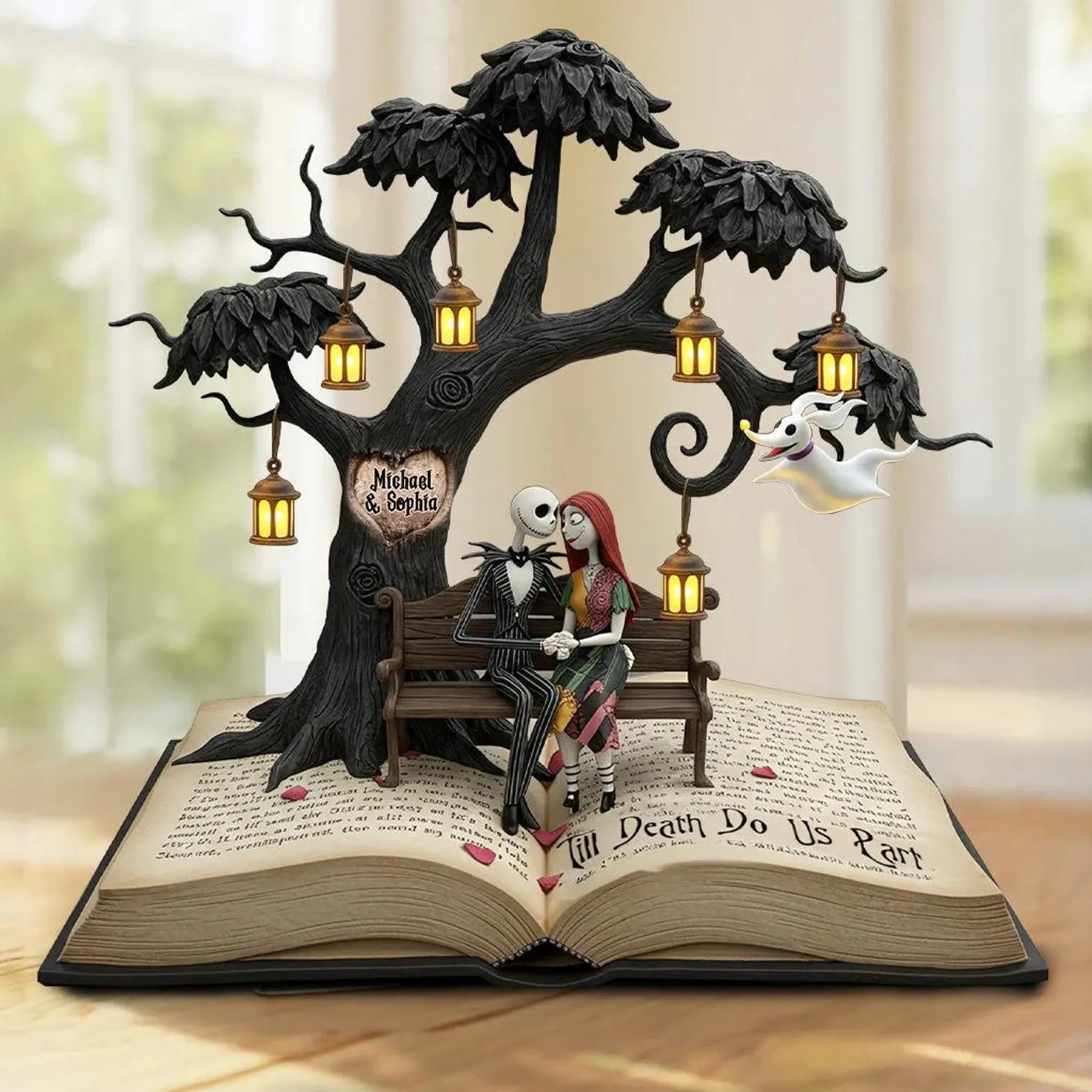 Personalized Scary Couple Custom Shaped Acrylic Plaque Gift For Couples