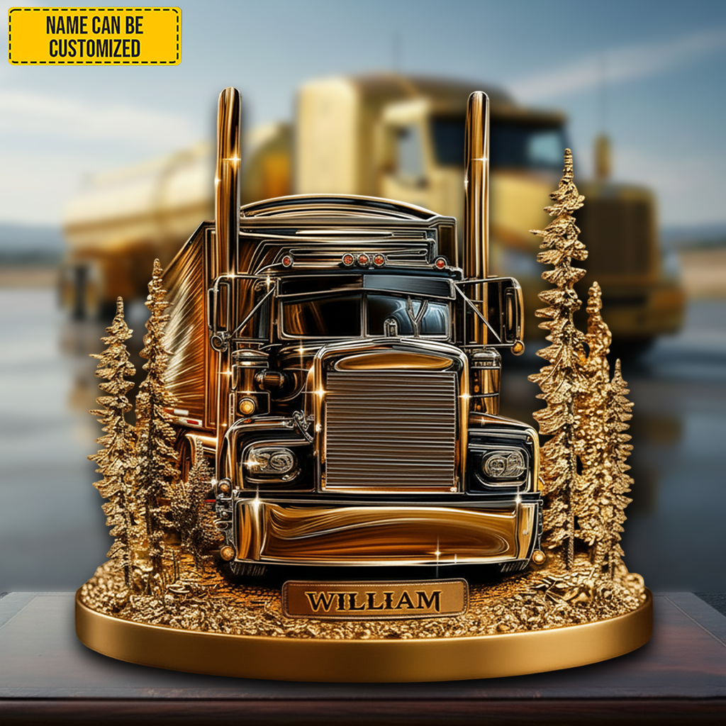 Personalized Trucker Acrylic Plaque Highway Legend Best Gifts For Truck Driver