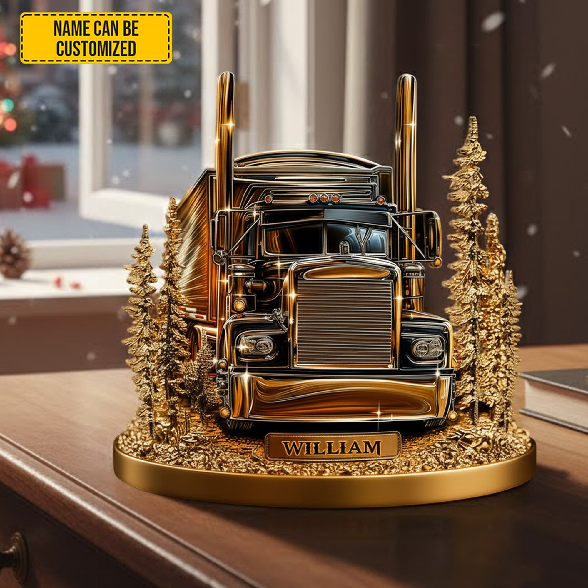 Personalized Trucker Acrylic Plaque Highway Legend Best Gifts For Truck Driver - Image 2
