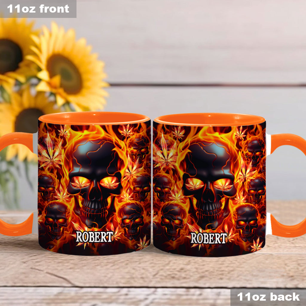 Personalized Weed Accent Mug Free Your Mind Unique Gift For Grandma - Image 2