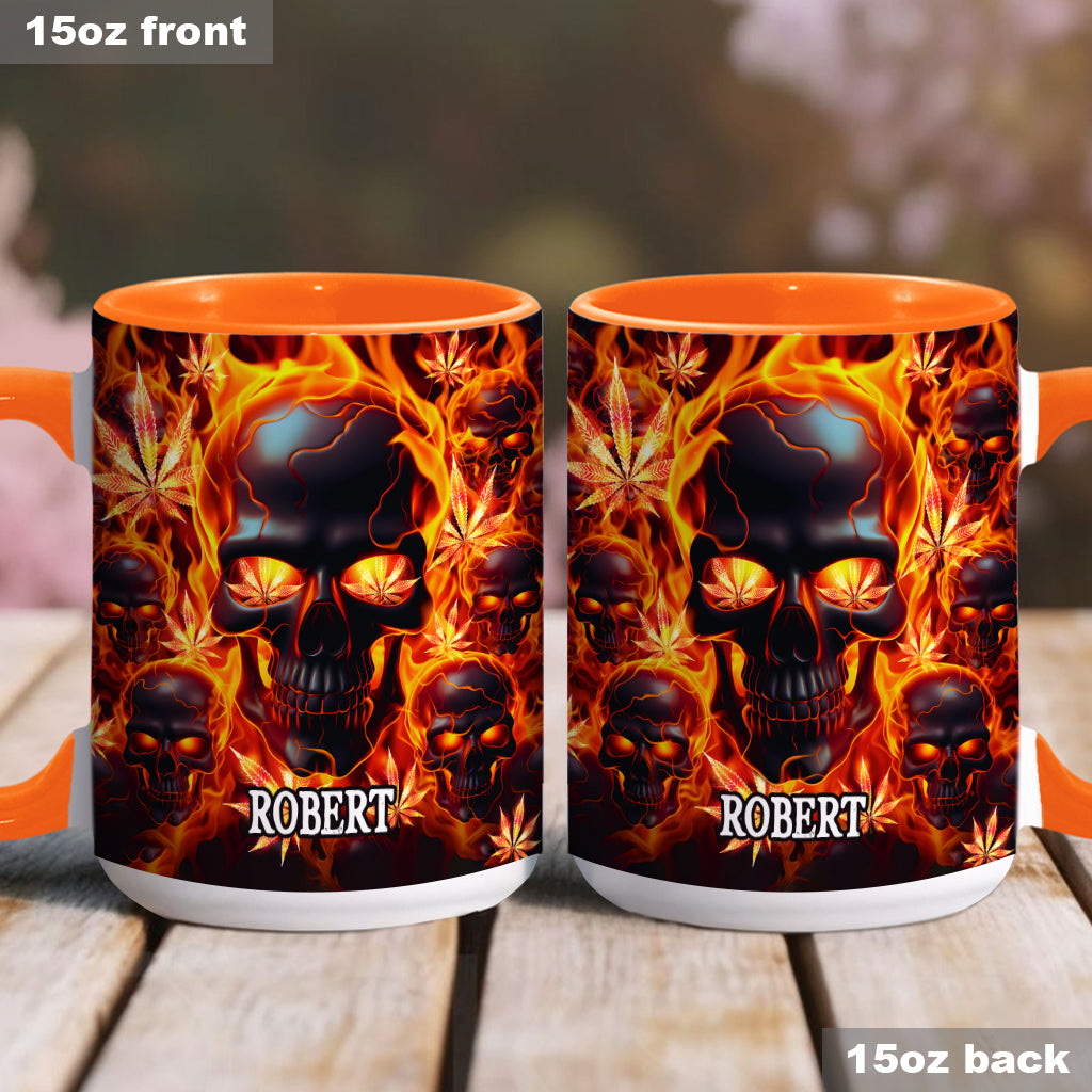 Personalized Weed Accent Mug Free Your Mind Unique Gift For Grandma - Image 3
