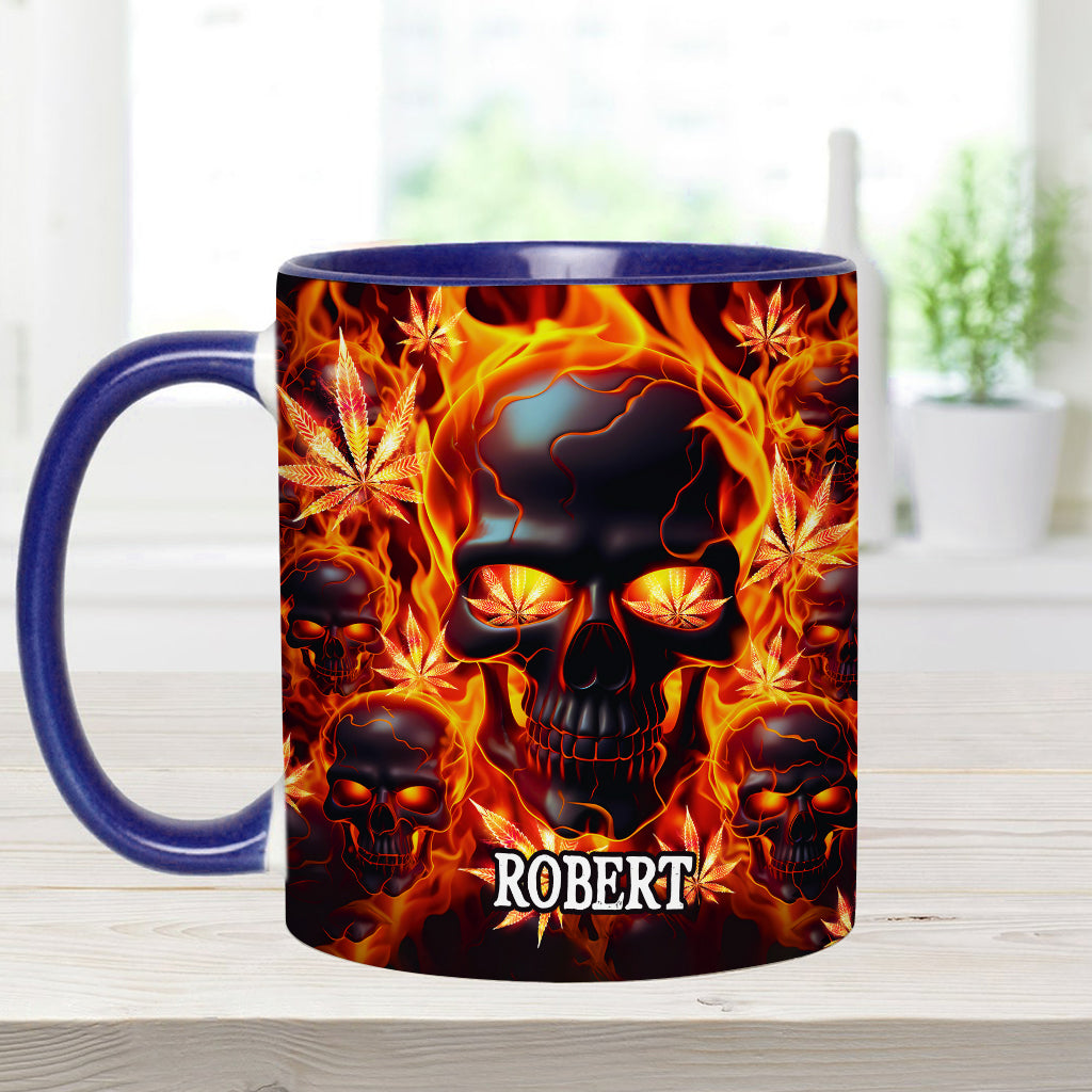 Personalized Weed Accent Mug Free Your Mind Unique Gift For Grandma - Image 9