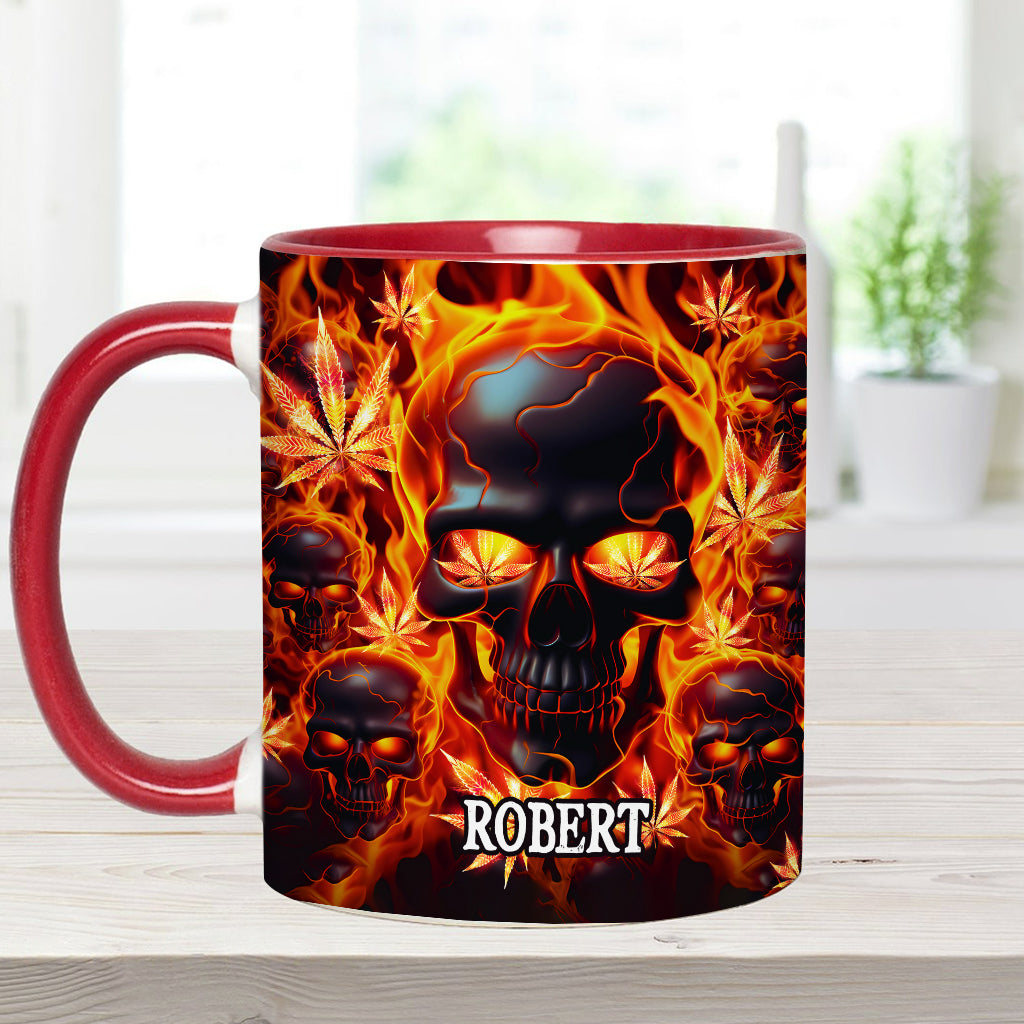 Personalized Weed Accent Mug Free Your Mind Unique Gift For Grandma - Image 6