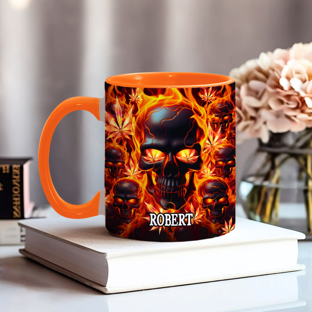 Personalized Weed Accent Mug Free Your Mind Unique Gift For Grandma