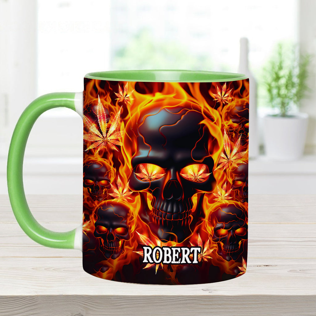 Personalized Weed Accent Mug Free Your Mind Unique Gift For Grandma - Image 7