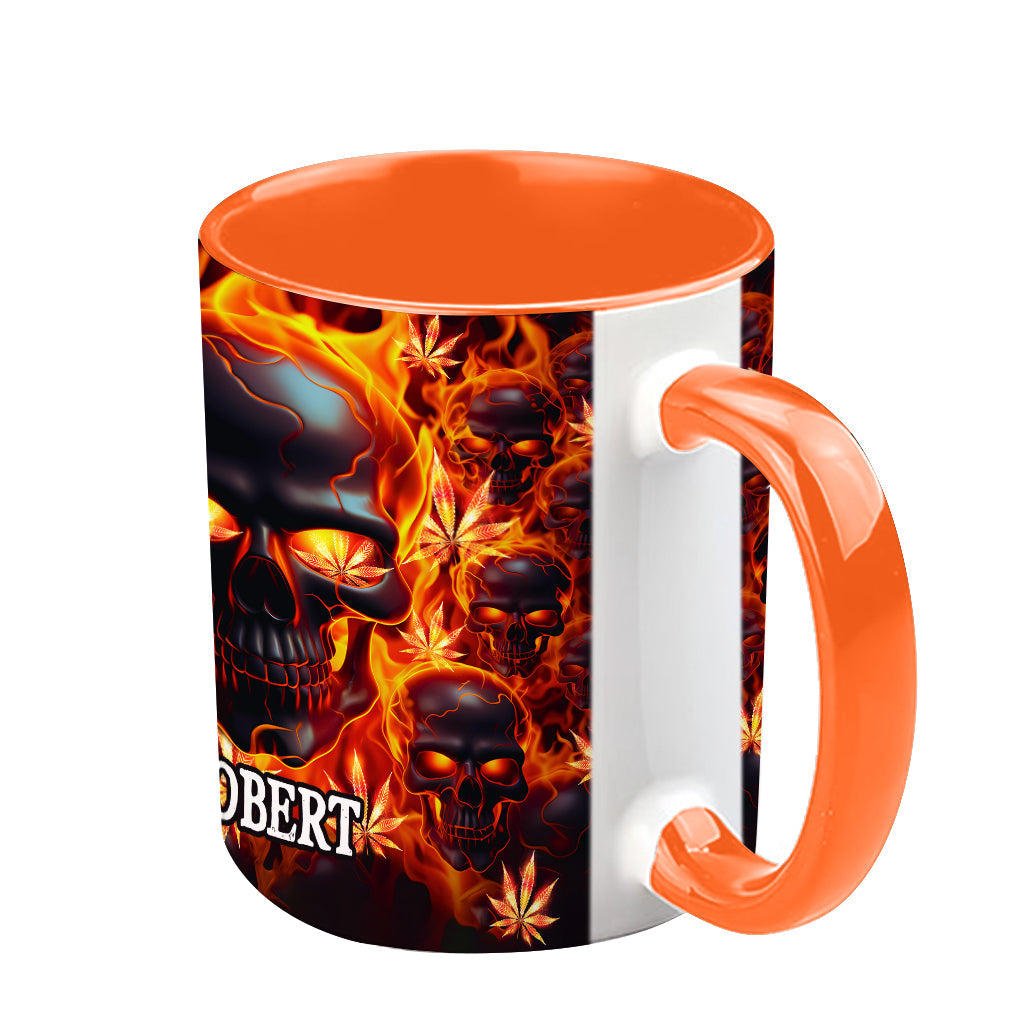 Personalized Weed Accent Mug Free Your Mind Unique Gift For Grandma - Image 4