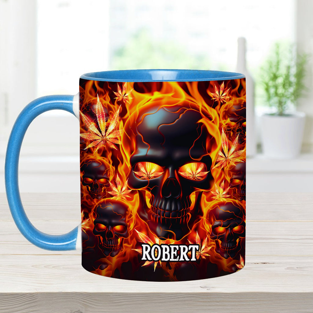 Personalized Weed Accent Mug Free Your Mind Unique Gift For Grandma - Image 8