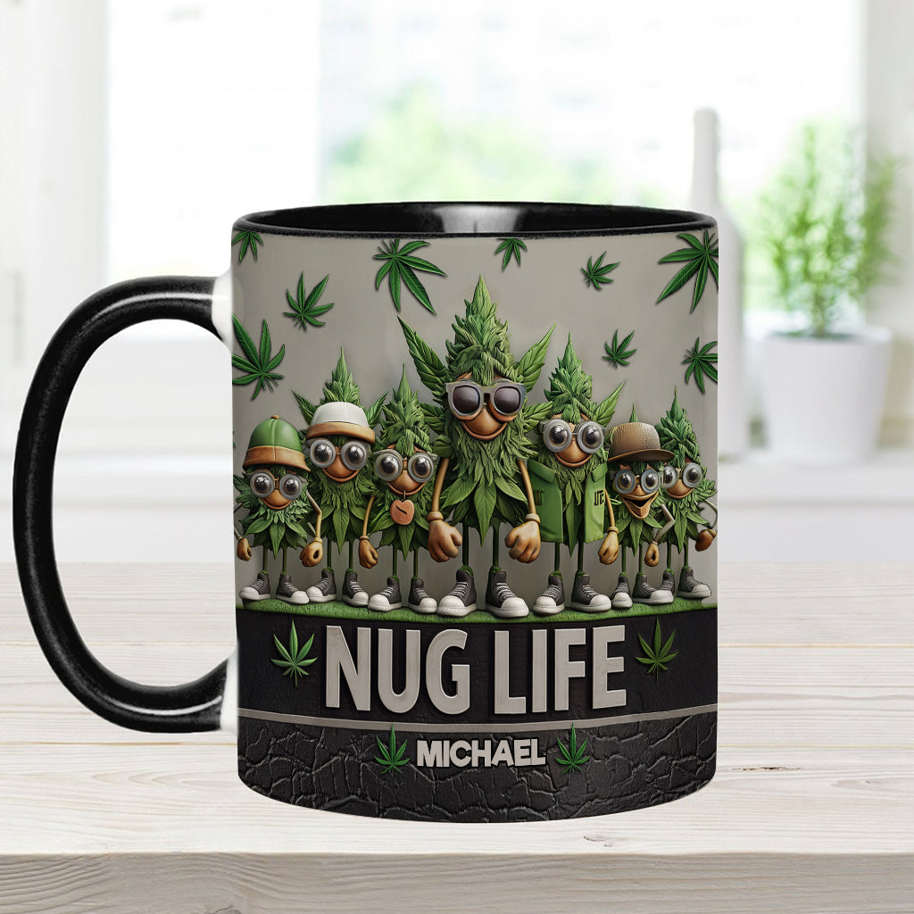 Personalized Weed Accent Mug Nug Life Unique Gift For Mother - Image 4