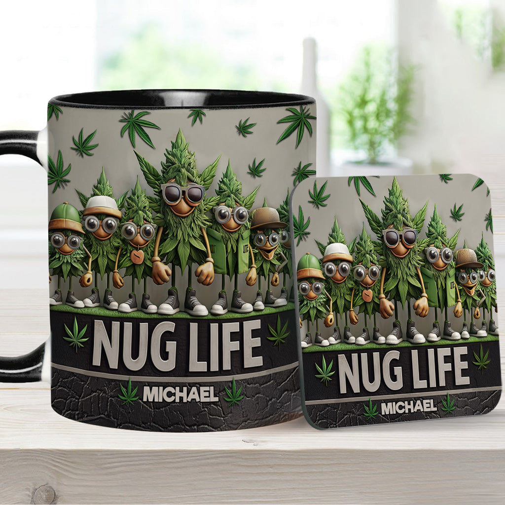 Personalized Weed Accent Mug Nug Life Unique Gift For Mother - Image 3