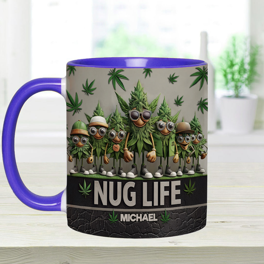 Personalized Weed Accent Mug Nug Life Unique Gift For Mother - Image 10
