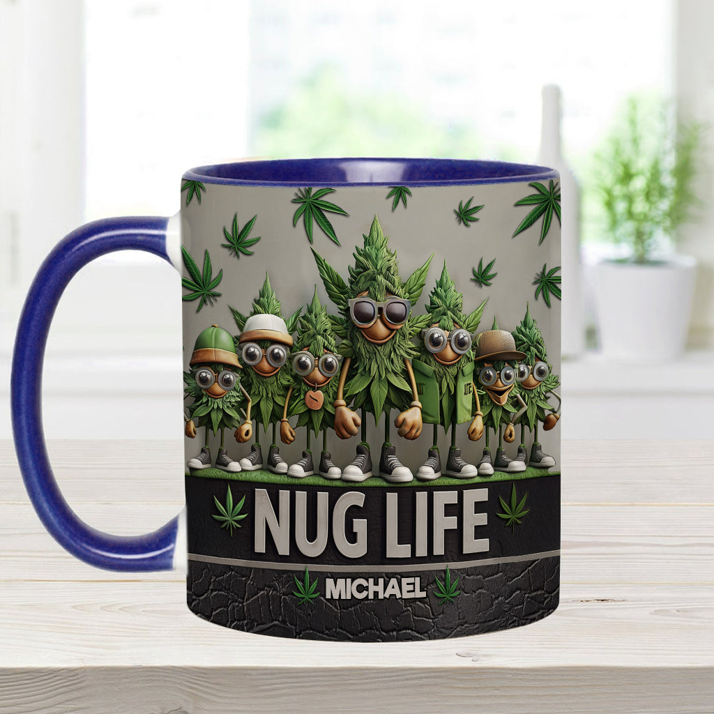 Personalized Weed Accent Mug Nug Life Unique Gift For Mother - Image 12
