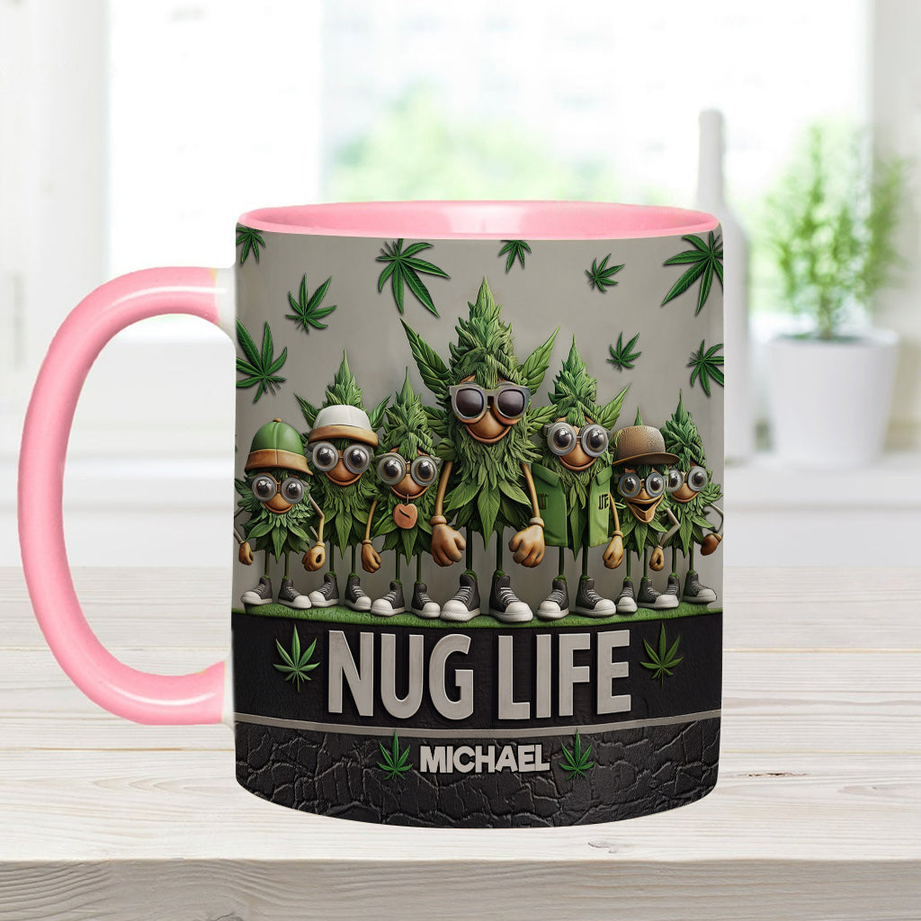 Personalized Weed Accent Mug Nug Life Unique Gift For Mother - Image 13