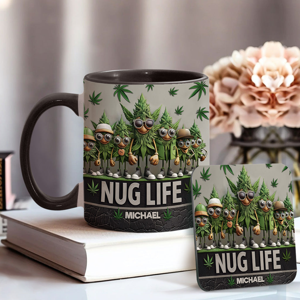 Personalized Weed Accent Mug Nug Life Unique Gift For Mother