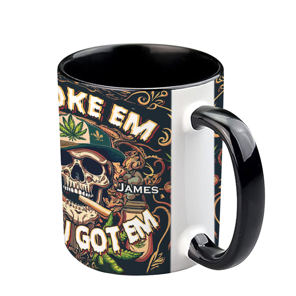 Personalized Weed Accent Mug Smoke Em Unique Gift For Dad - Image 5