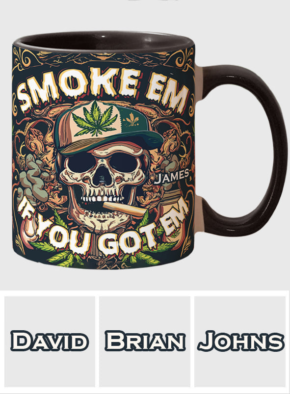 Personalized Weed Accent Mug Smoke Em Unique Gift For Dad - Image 14