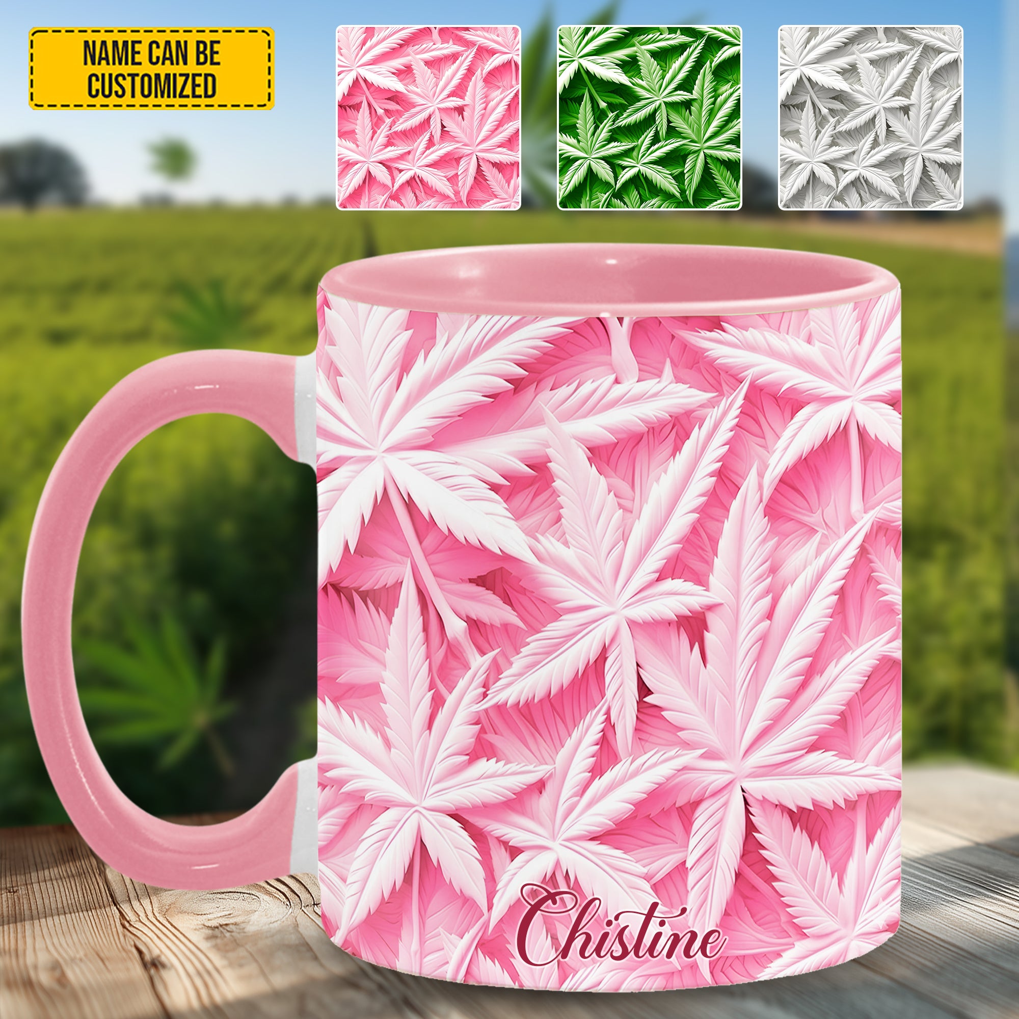Personalized Weed Accent Mug Weed Accent mug Cute Gift For Daughter