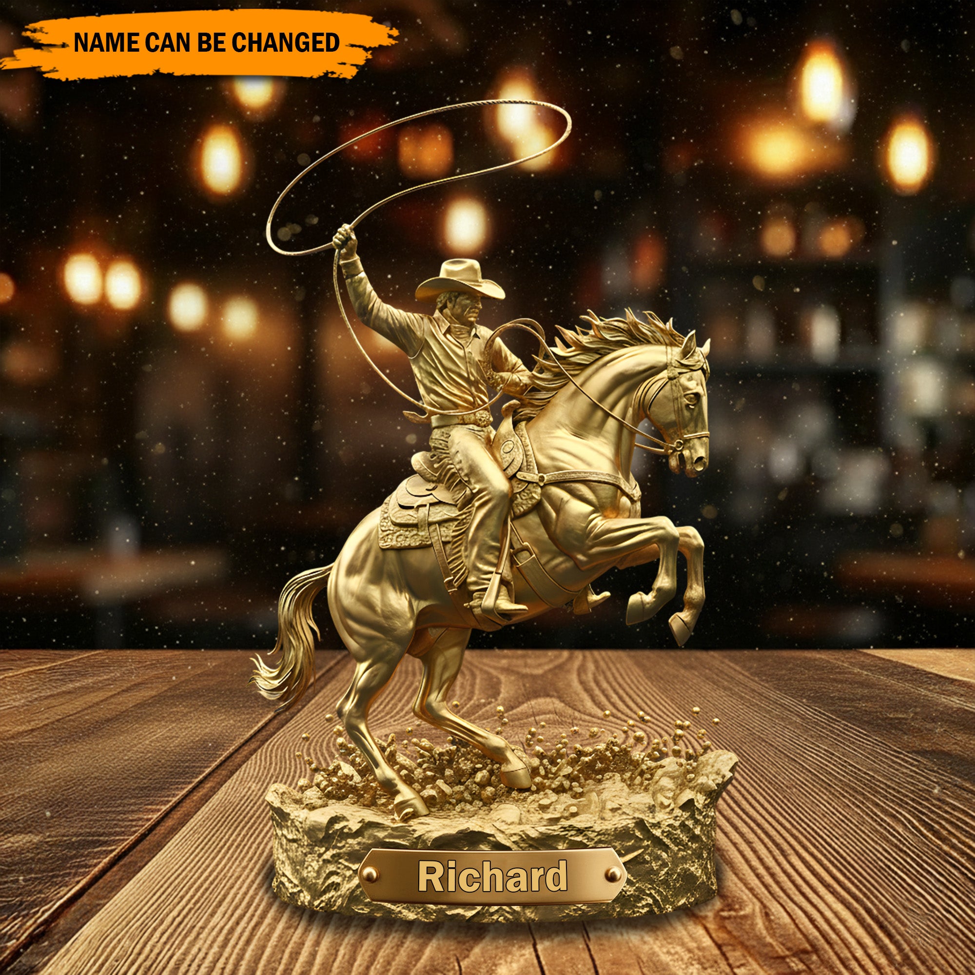 Personalized Western Acrylic Plaque Cowboy Legend Gifts For Western Lovers - Image 3