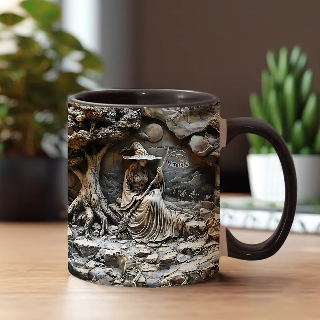Personalized Witch Accent Mug Beautiful Witch Great Gift For Him Her - Image 2