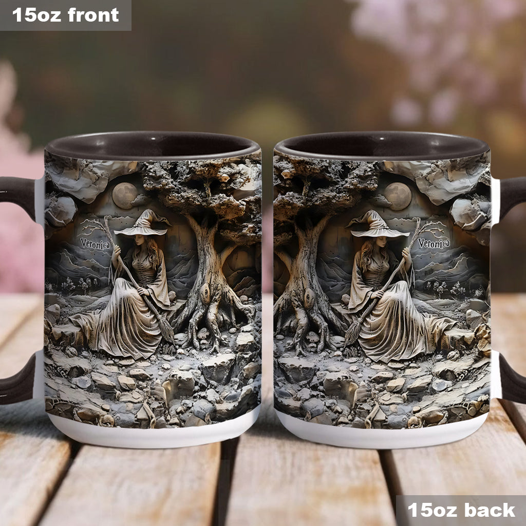 Personalized Witch Accent Mug Beautiful Witch Great Gift For Him Her - Image 4